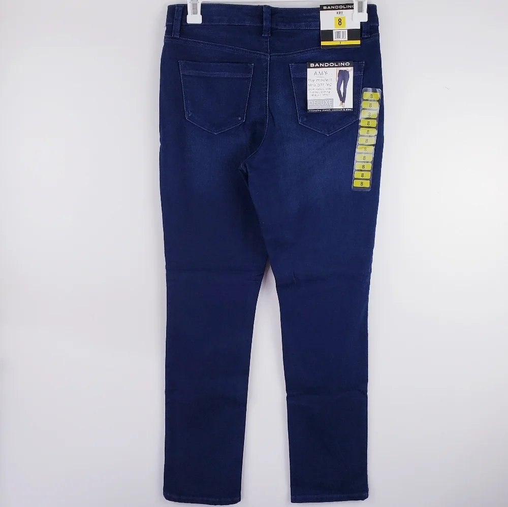 Bandolino super stretch straight amy leg jeans - Picture 3 of 3